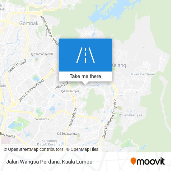 Peta Jalan Wangsa Perdana