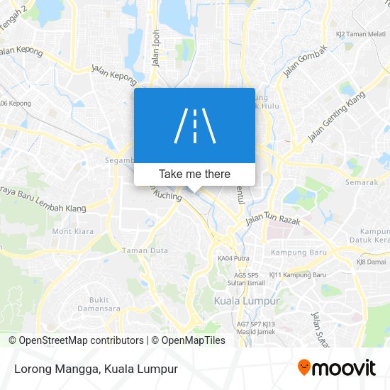 Peta Lorong Mangga
