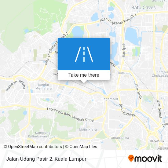 Jalan Udang Pasir 2 map