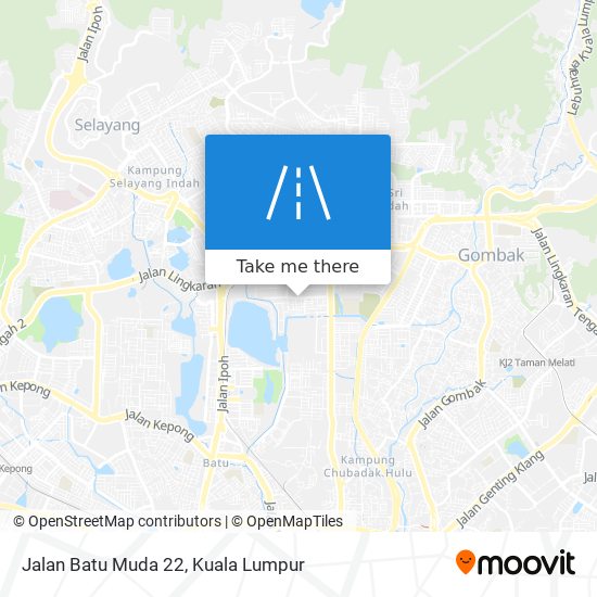 Peta Jalan Batu Muda 22