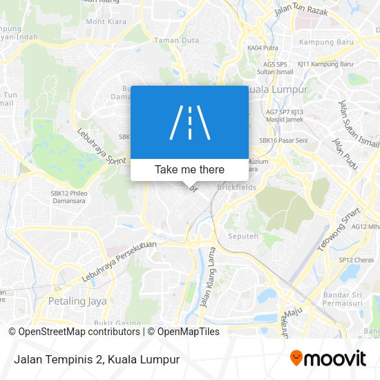 Jalan Tempinis 2 map