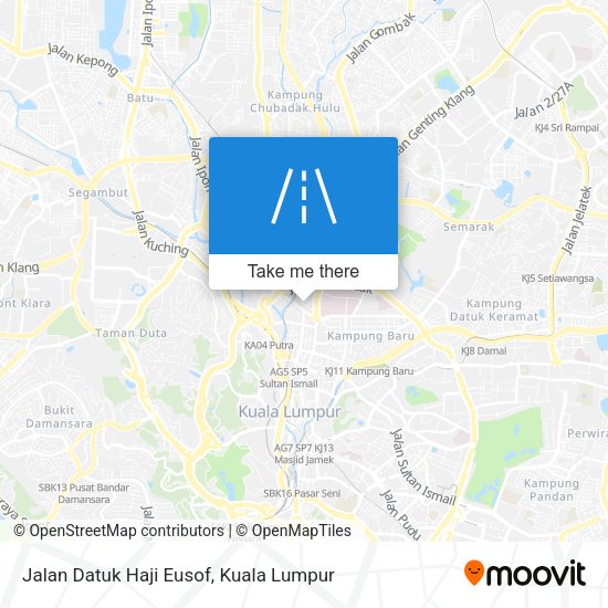 Peta Jalan Datuk Haji Eusof