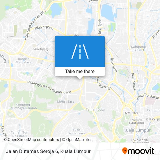 Peta Jalan Dutamas Seroja 6