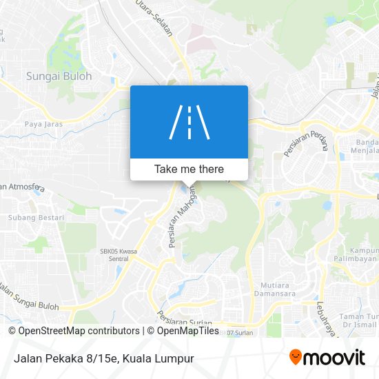 Jalan Pekaka 8/15e map