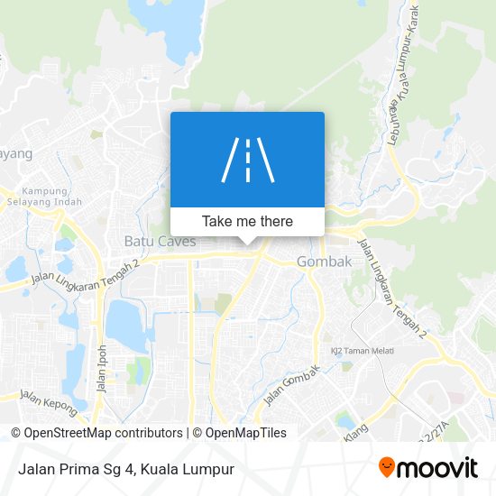 Jalan Prima Sg 4 map