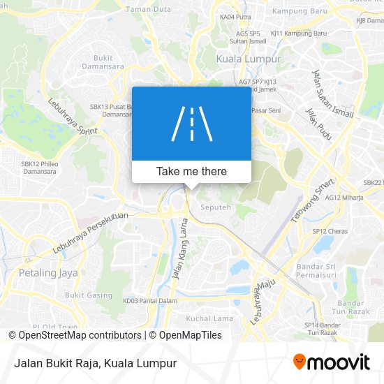 Jalan Bukit Raja map