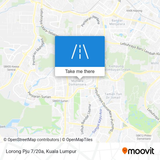 Lorong Pju 7/20a map