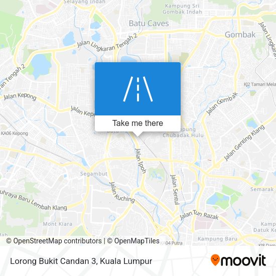 Lorong Bukit Candan 3 map