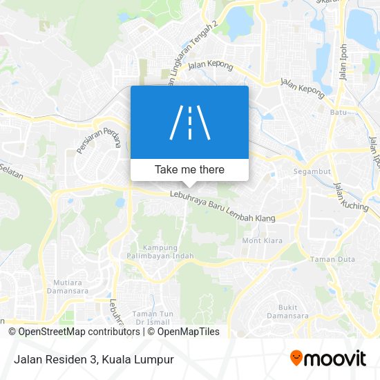 Peta Jalan Residen 3