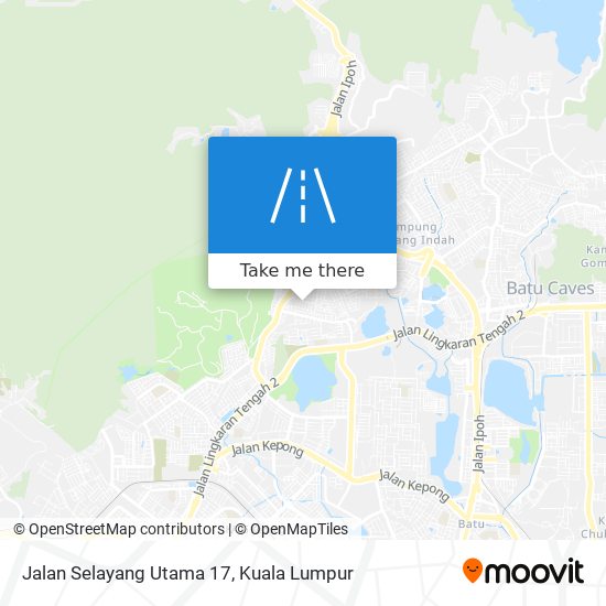 Peta Jalan Selayang Utama 17