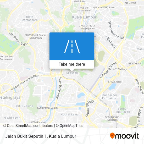 Jalan Bukit Seputih 1 map
