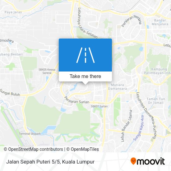 Jalan Sepah Puteri 5/5 map