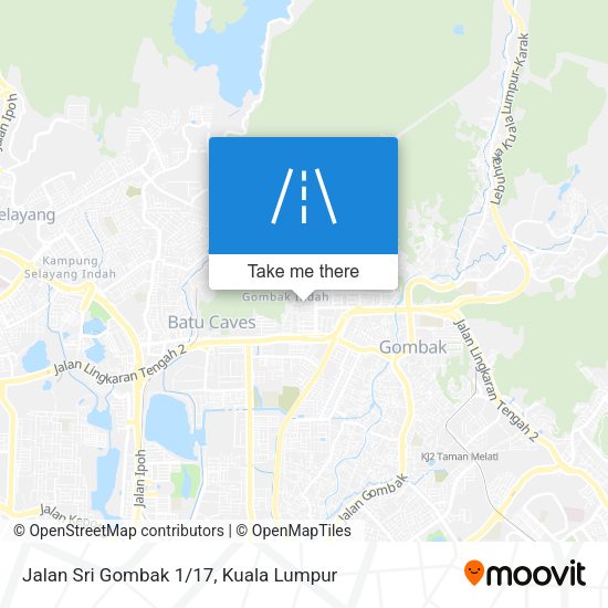 Jalan Sri Gombak 1/17 map