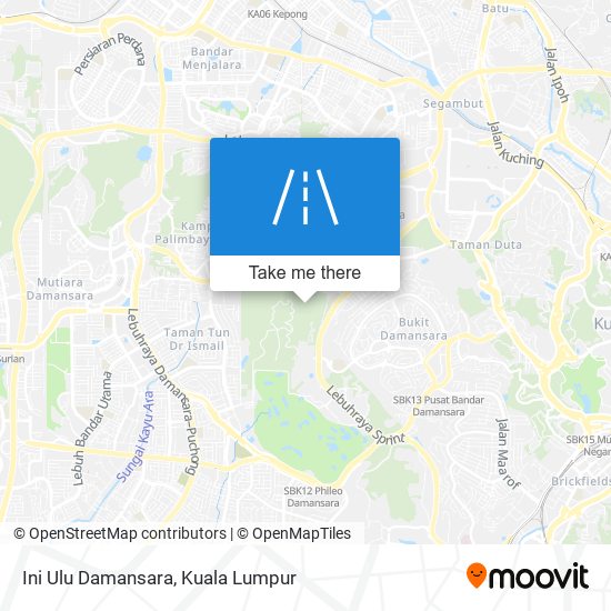 Ini Ulu Damansara map