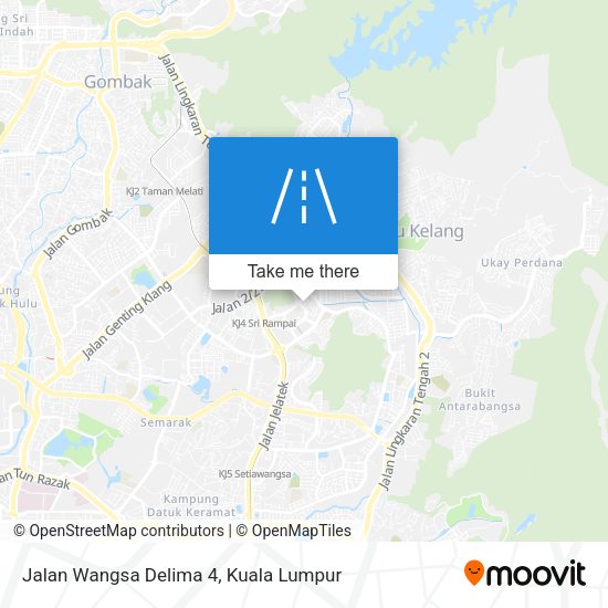 Peta Jalan Wangsa Delima 4