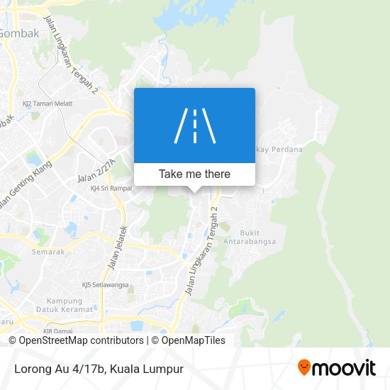 Peta Lorong Au 4/17b