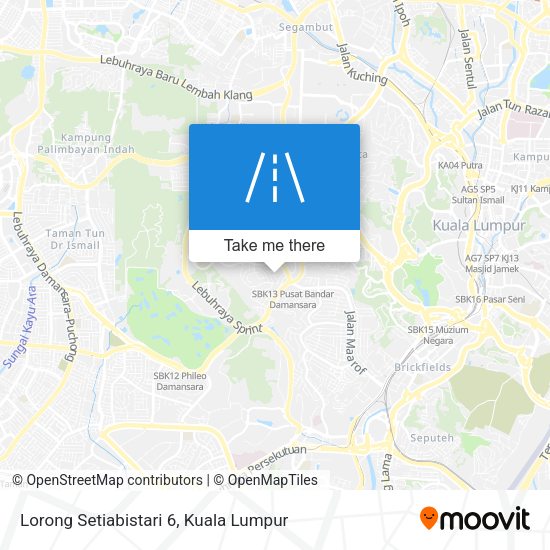 Lorong Setiabistari 6 map