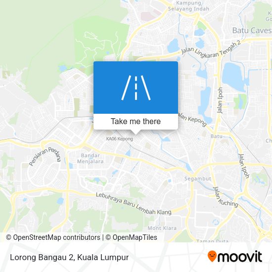 Peta Lorong Bangau 2