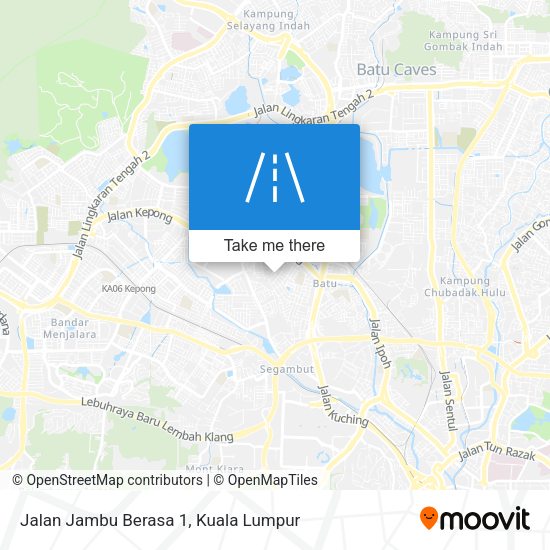 Peta Jalan Jambu Berasa 1