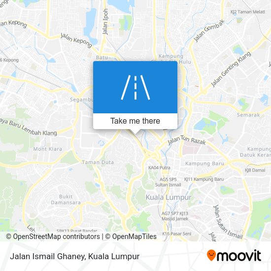 Jalan Ismail Ghaney map