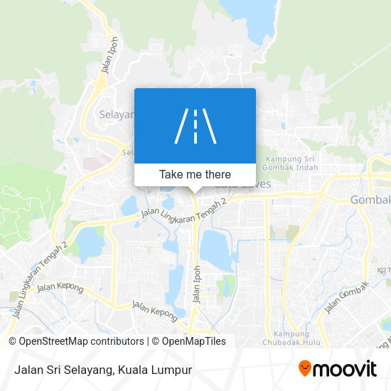 Jalan Sri Selayang map