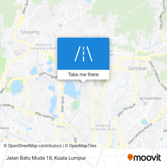 Jalan Batu Muda 18 map