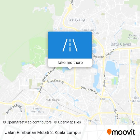 Peta Jalan Rimbunan Melati 2