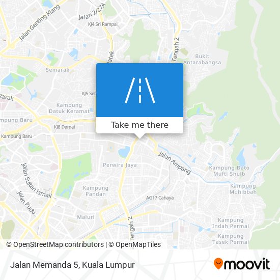 Jalan Memanda 5 map