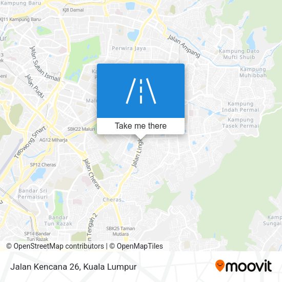 Jalan Kencana 26 map
