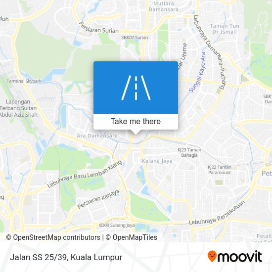 Peta Jalan SS 25/39