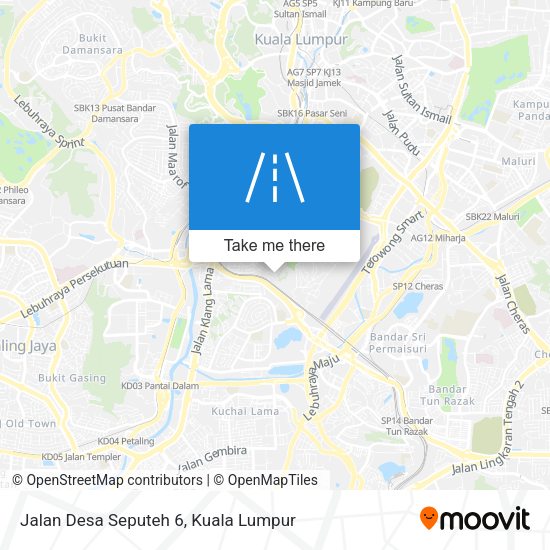 Jalan Desa Seputeh 6 map