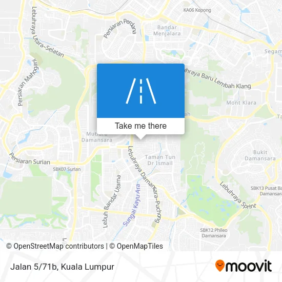 Jalan 5/71b map