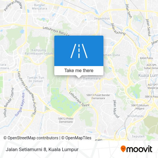 Jalan Setiamurni 8 map