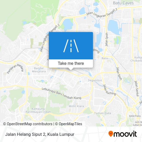 Jalan Helang Siput 2 map