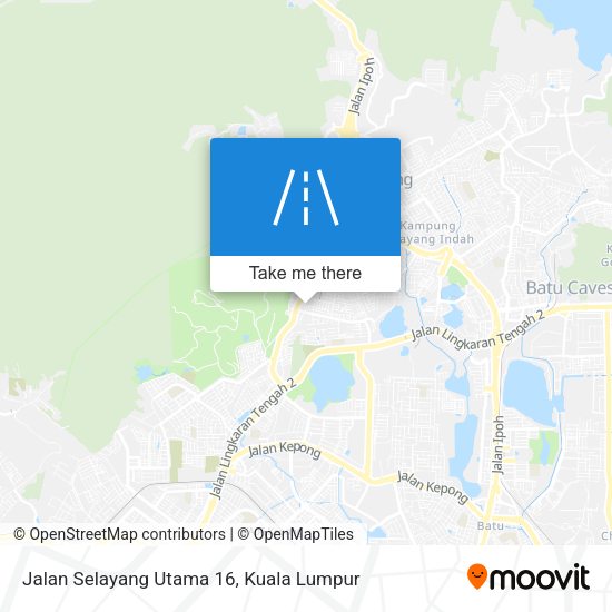 Jalan Selayang Utama 16 map