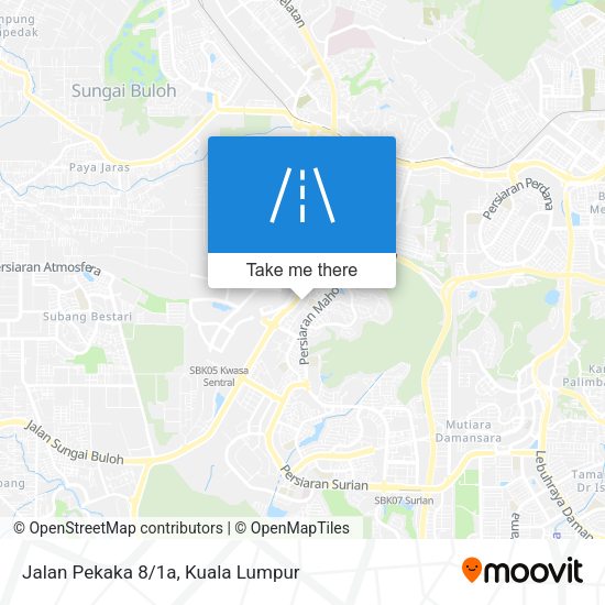 Jalan Pekaka 8/1a map
