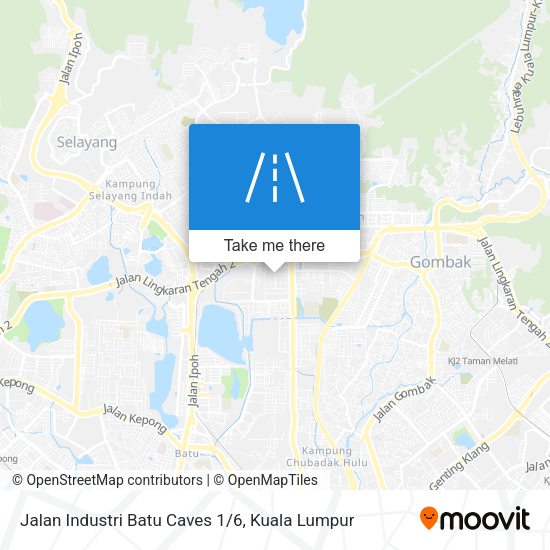 Peta Jalan Industri Batu Caves 1/6