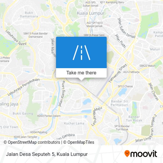 Jalan Desa Seputeh 5 map