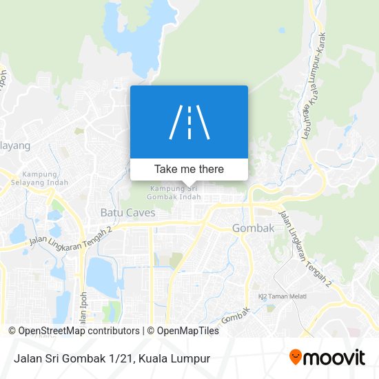Jalan Sri Gombak 1/21 map