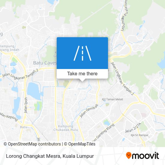 Peta Lorong Changkat Mesra