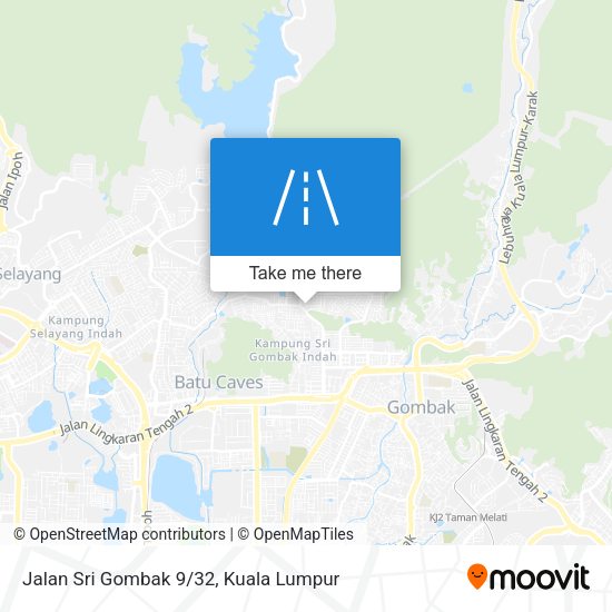 Jalan Sri Gombak 9/32 map