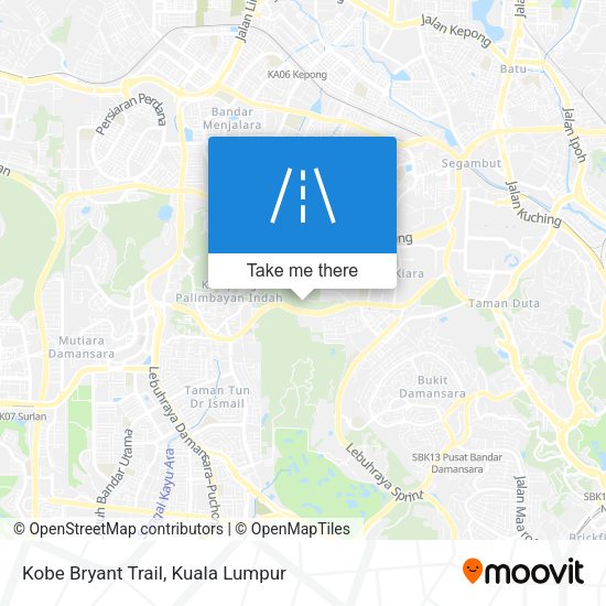 Kobe Bryant Trail map