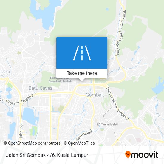 Jalan Sri Gombak 4/6 map