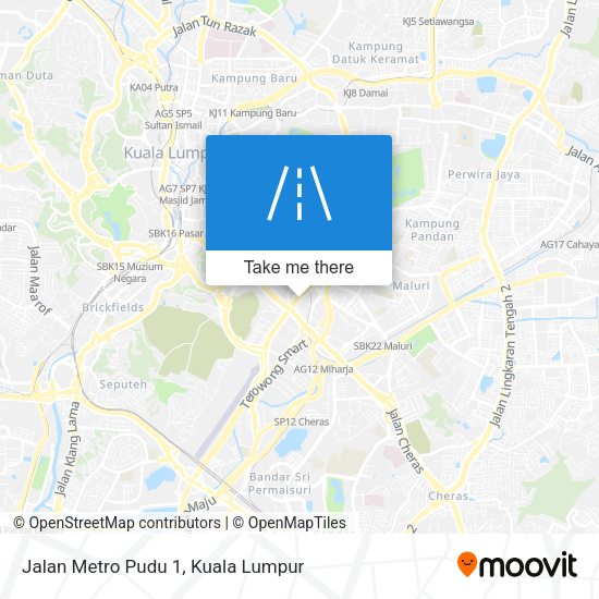Jalan Metro Pudu 1 map