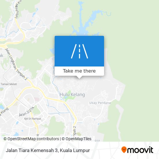 Jalan Tiara Kemensah 3 map