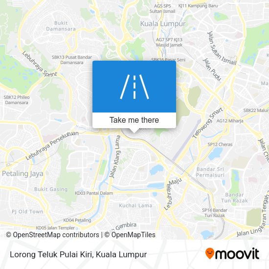 Lorong Teluk Pulai Kiri map