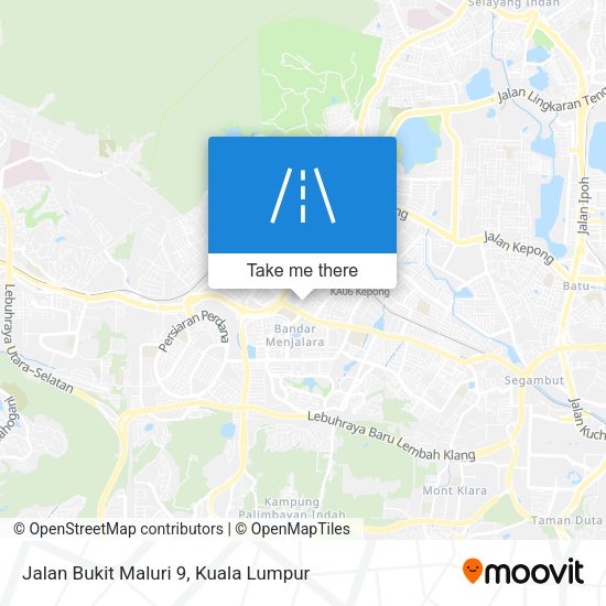 Peta Jalan Bukit Maluri 9