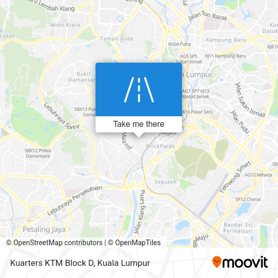 Kuarters KTM Block D map