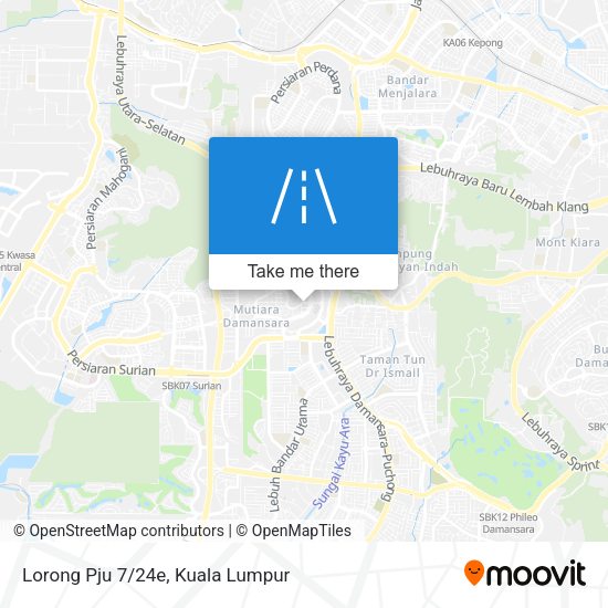 Lorong Pju 7/24e map