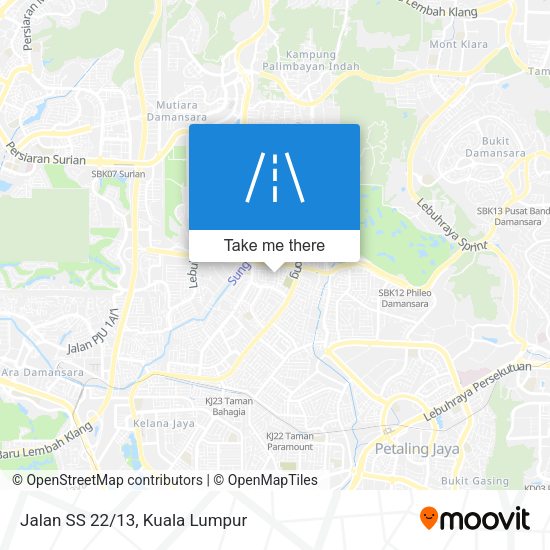 Peta Jalan SS 22/13